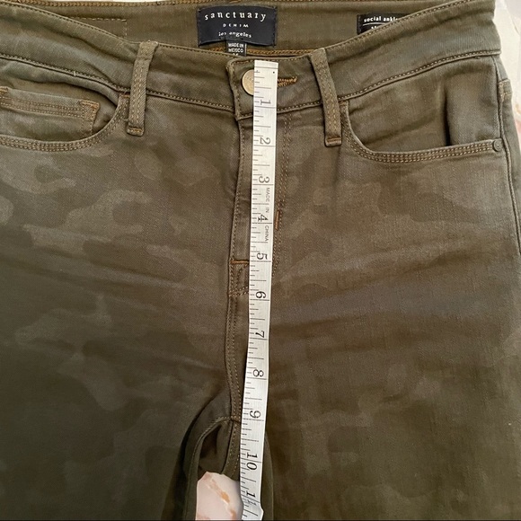 Sanctuary Denim Camo print Social Ankle Skinny Standard Rise jeans - Picture 8 of 10